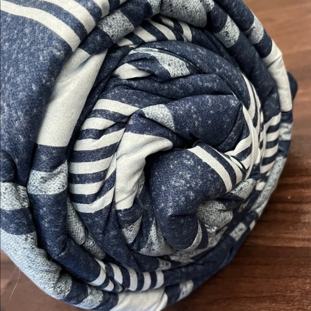 At Home Navy Reversible Microfiber Comforter